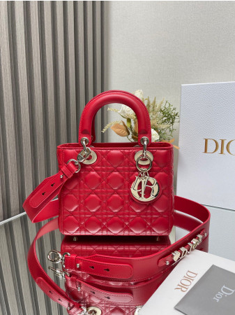 Small Lady D*0r My ABCD*0r Bag Red 8 x 6.5 x 3 inches