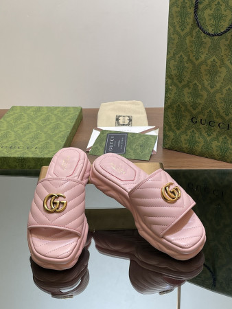 UA G*u*i WOMEN'S SANDAL WITH DOUBLE G
