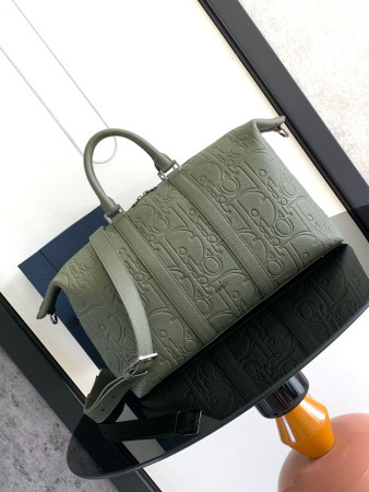 D*0r Weekender 40 Khaki D*0r Gravity Leather and Khaki Grained Calfskin 57.5 x 34.5 x 22 cm