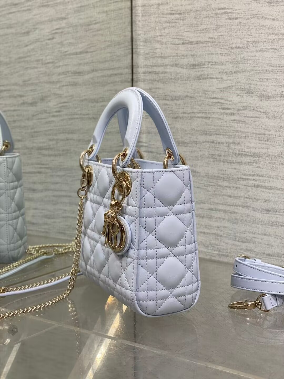 Mini Lady D*0r Bag 17 x 15 x 7 cm