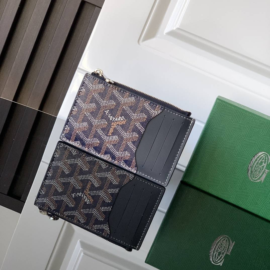 Go*ard bourbon zipped card holder 12.5x1x8.4cm