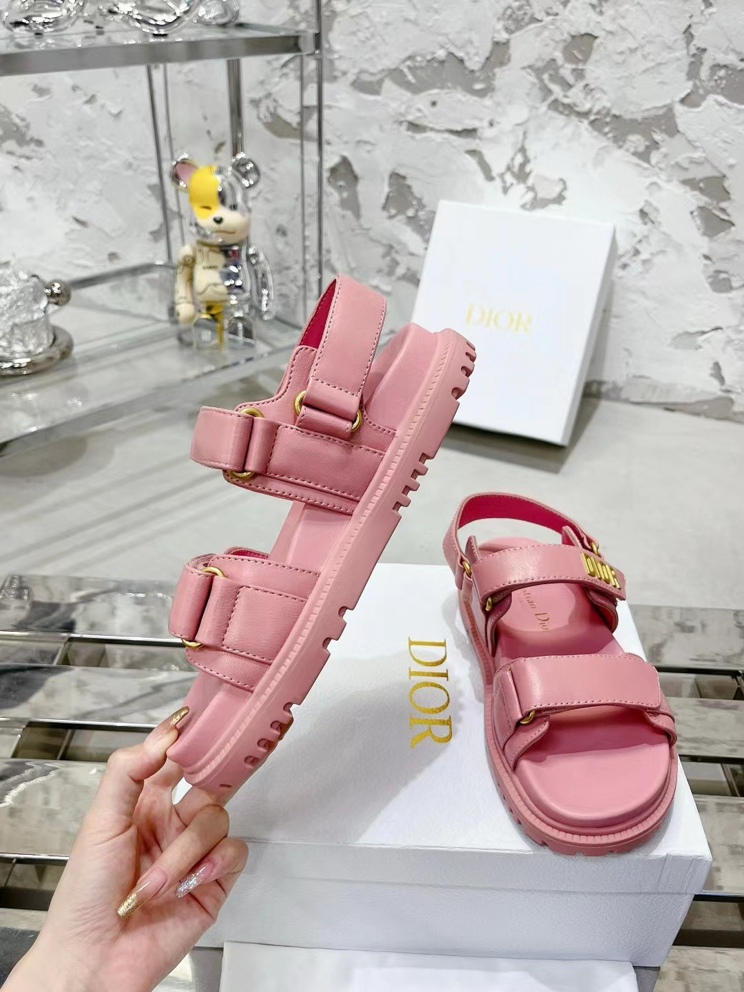 D*or D*oract sandal pink