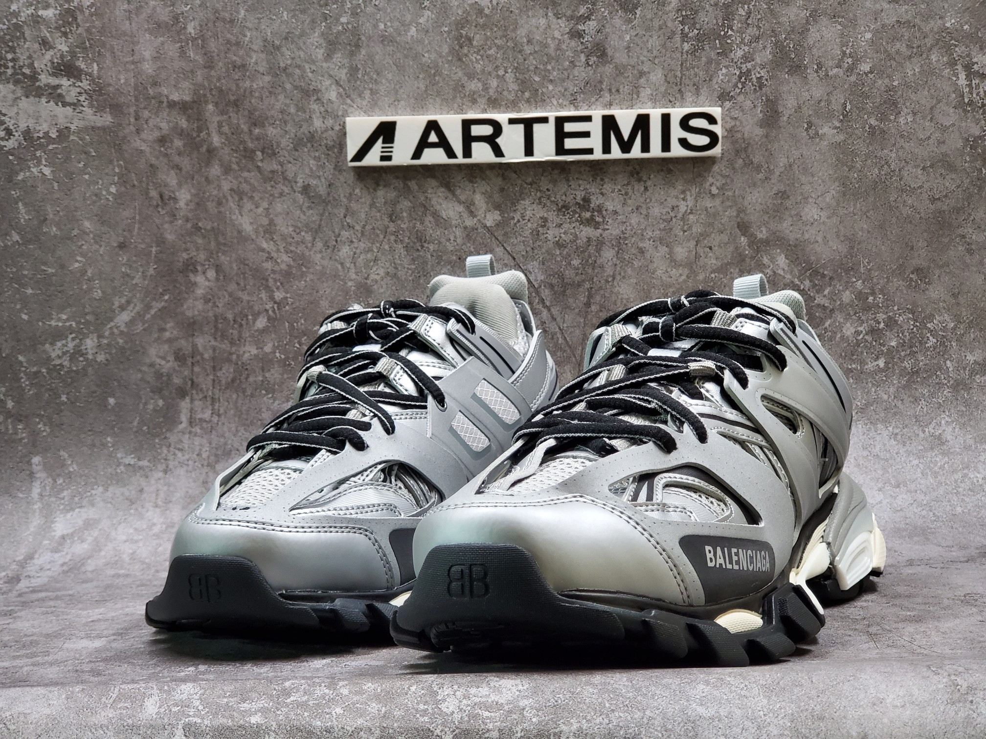 Balenciga Track 3.0 Silver Grey