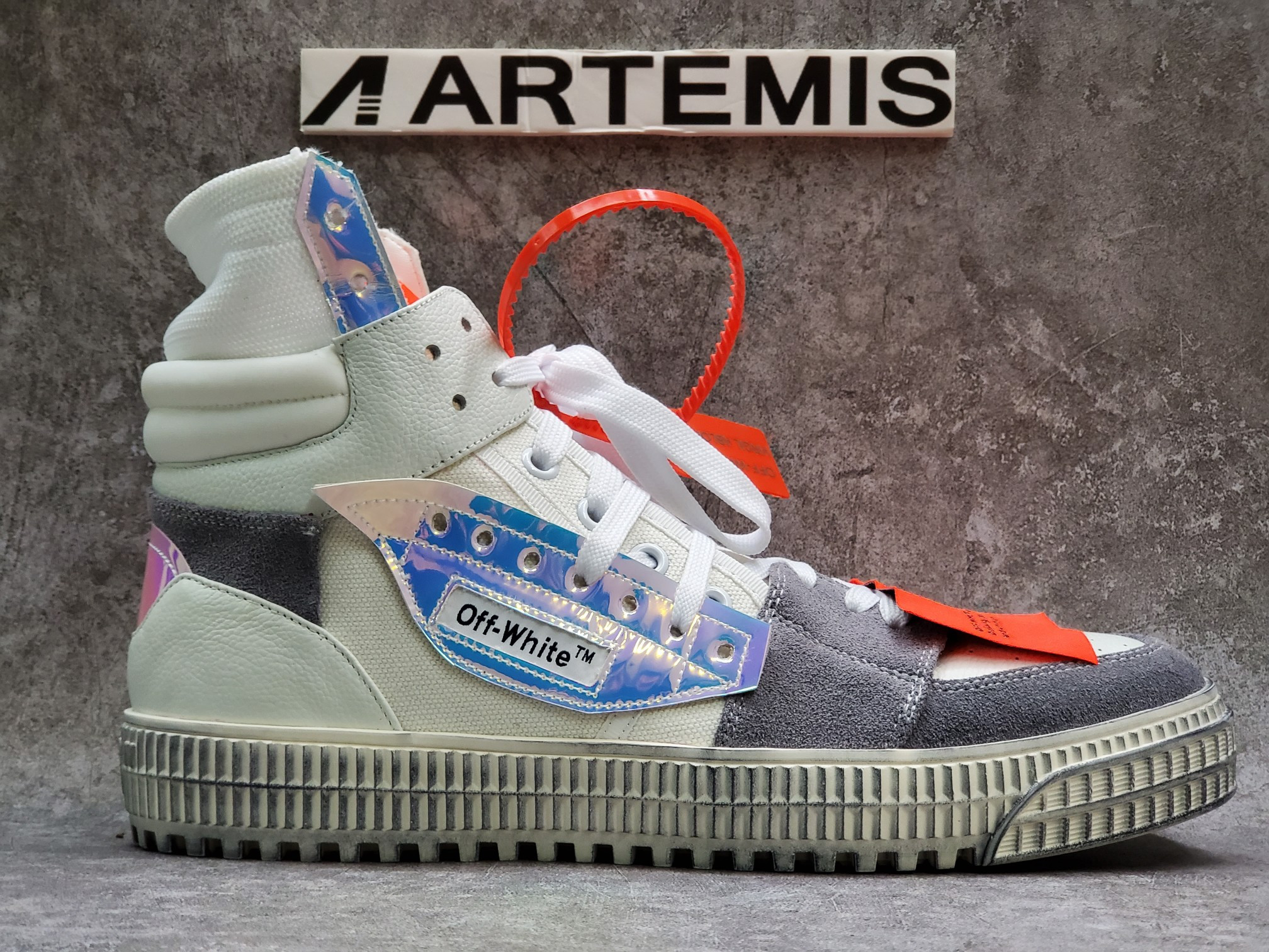 OFF-WHITE Off-Court 3.0 High White Grey