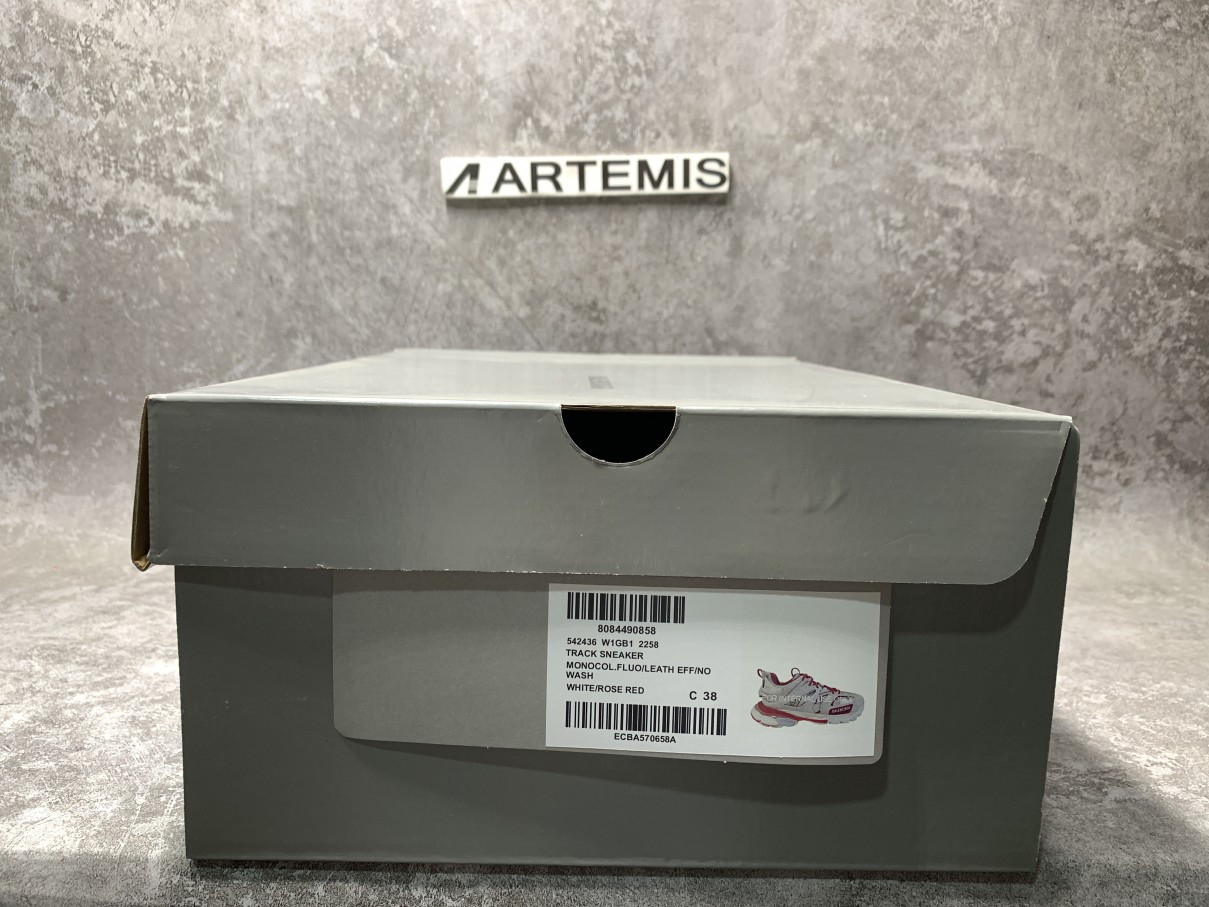 Balenciga Wmns Track Sneaker White Fluo Pink