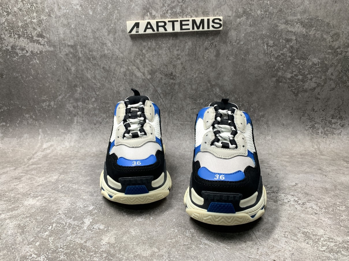 Balenciga Triple S Sneaker Black Blue White