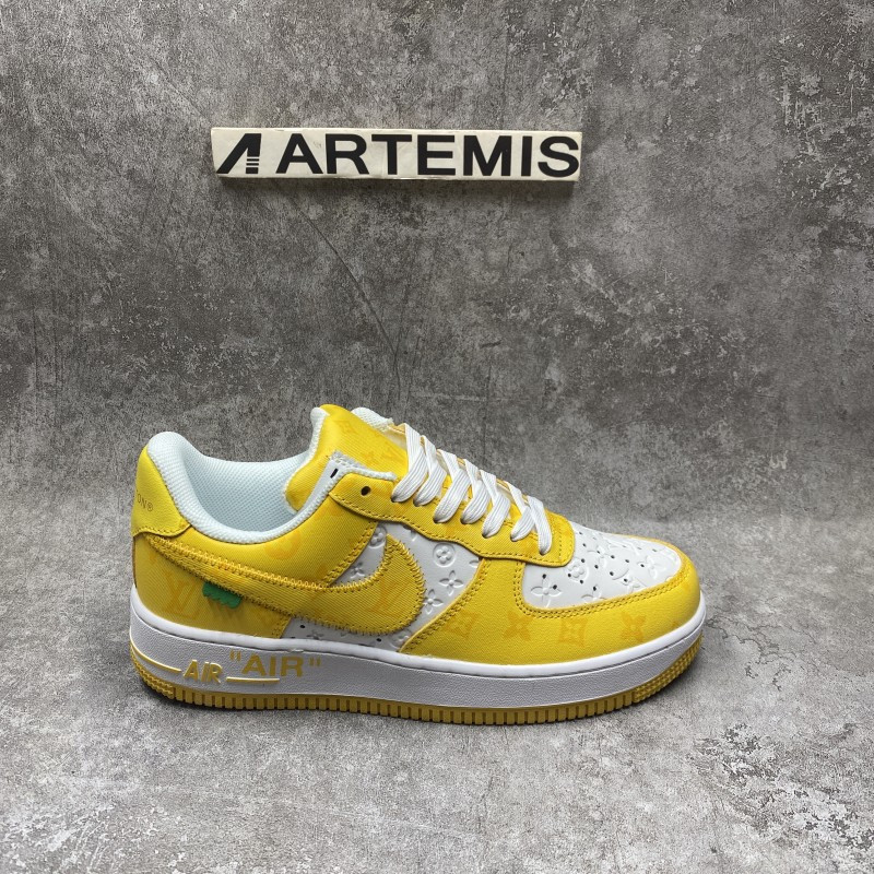 1V x Air Force 1 by Virgil Abloh Yellow
