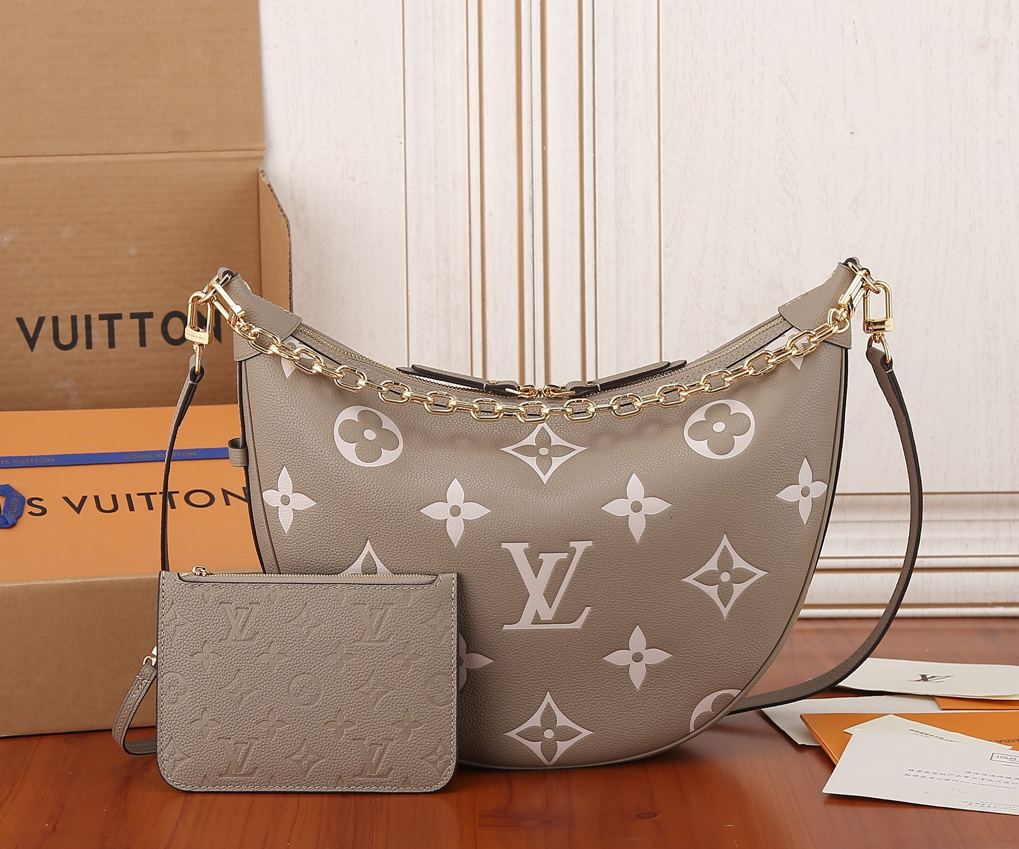 LV Loop Hobo M46738 15 x 10.2 x 3.9 inches