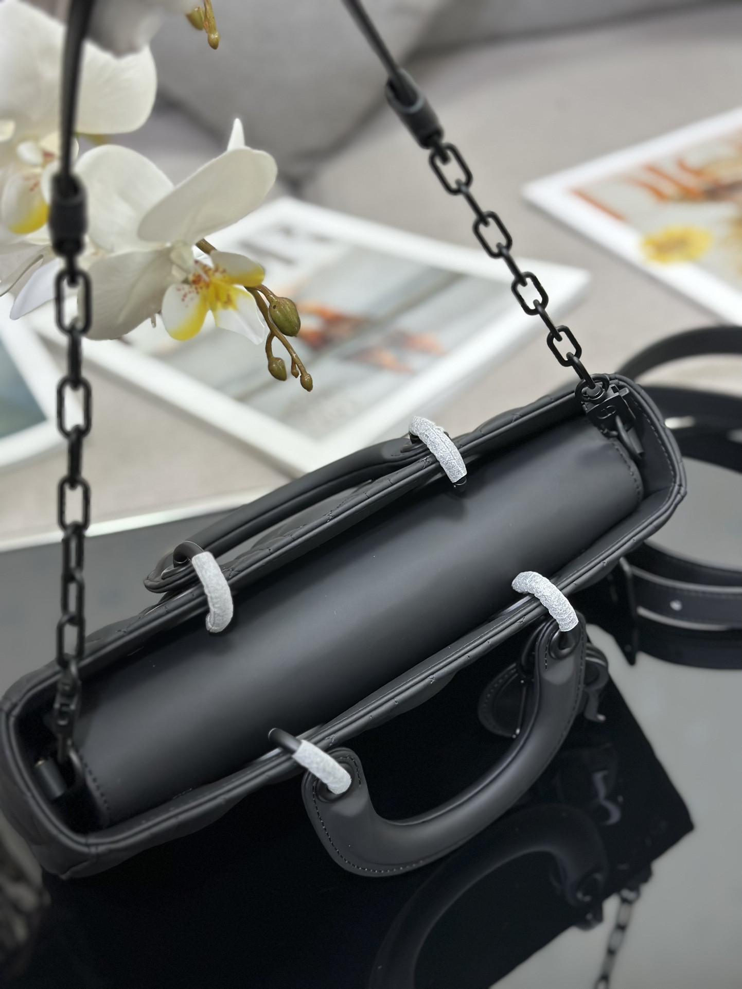 D*or lady d-joy bag medium gray 26 x 13.5 x 5 cm