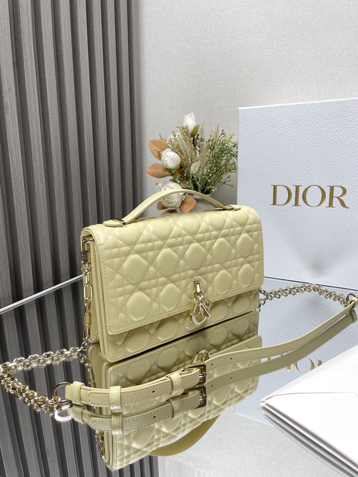 My D*0r Top Handle Bag 9.5 x 5.5 x 3 inches