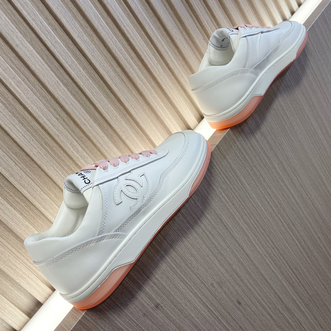 ua Ch*el sneakers calfskin