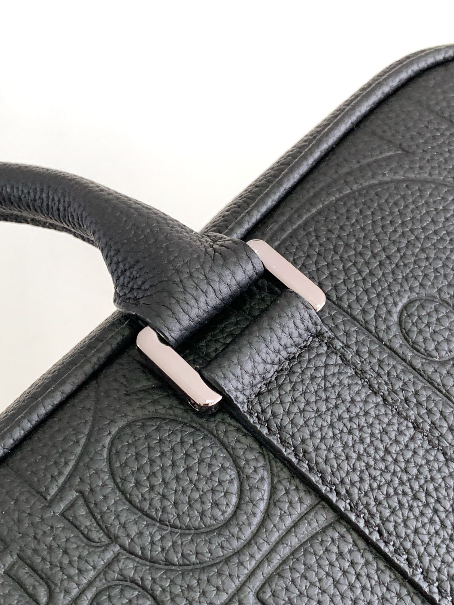 D*0r Zipped Briefcase Black D*0r Gravity Leather and Black Grained Calfskin 37 x 28 x 6 cm
