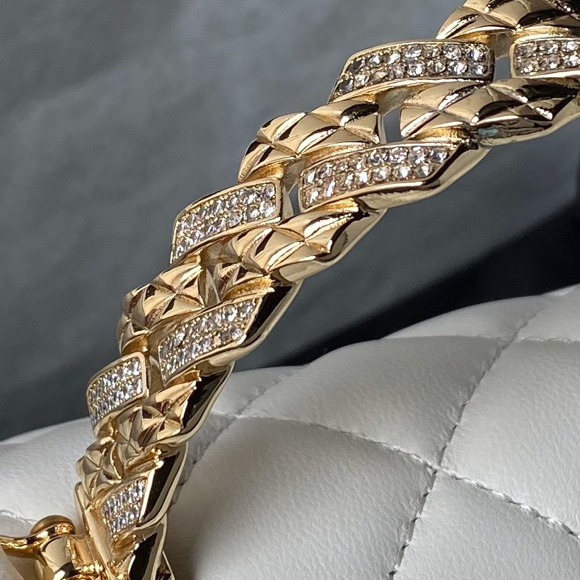 Ch*el 24a mini classic handbag 12 × 20 × 6 cm