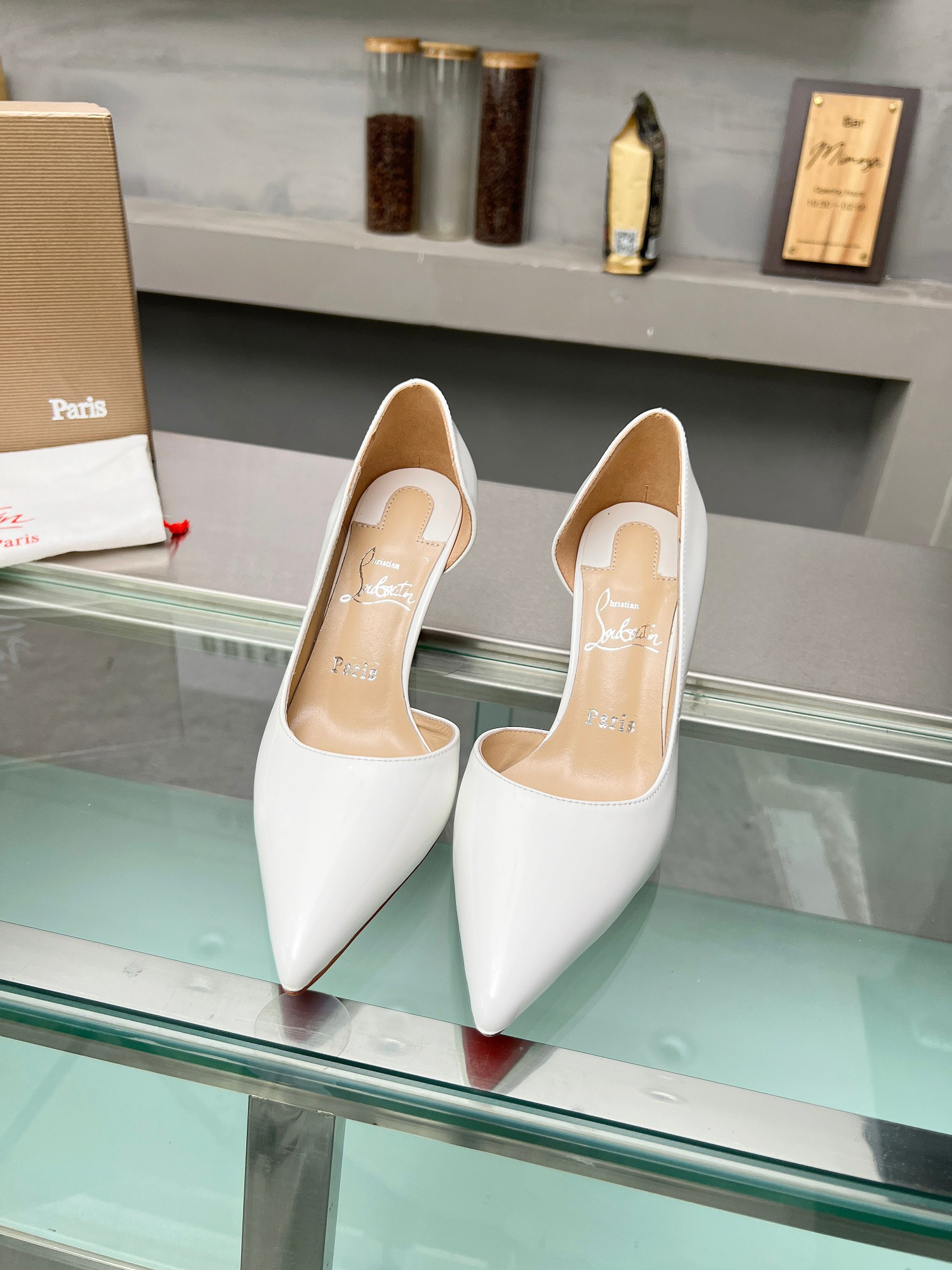 UA Ch**an Louboutin CL red-bottom shoes