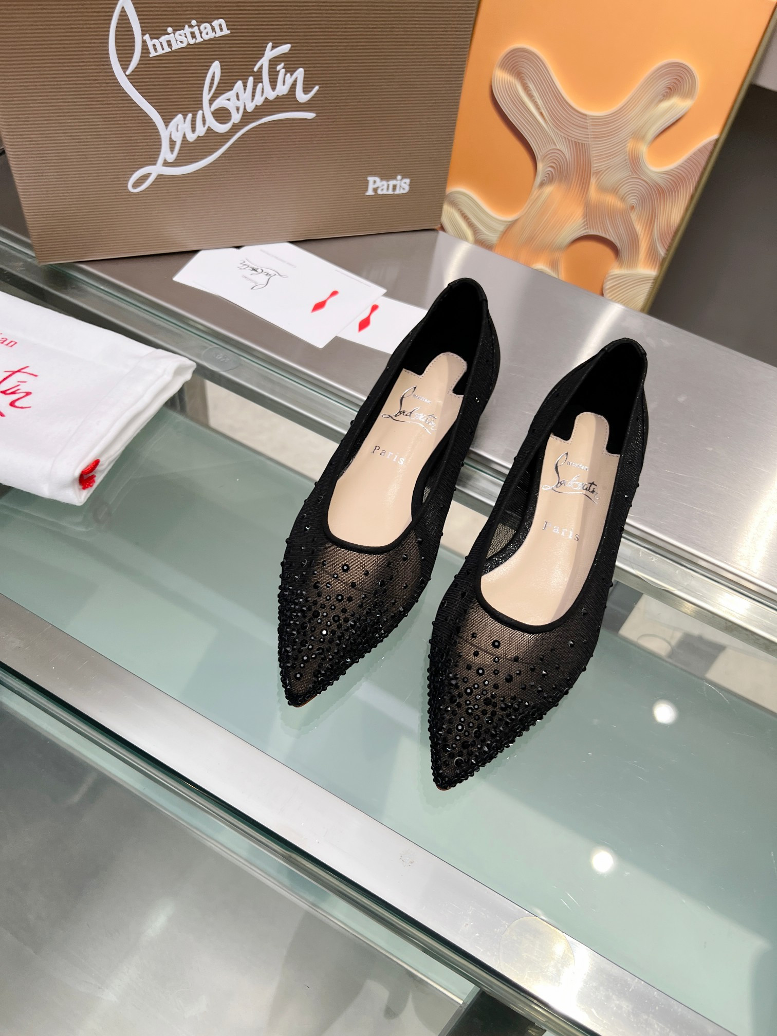 UA Ch**an Louboutin CL red-bottom shoes