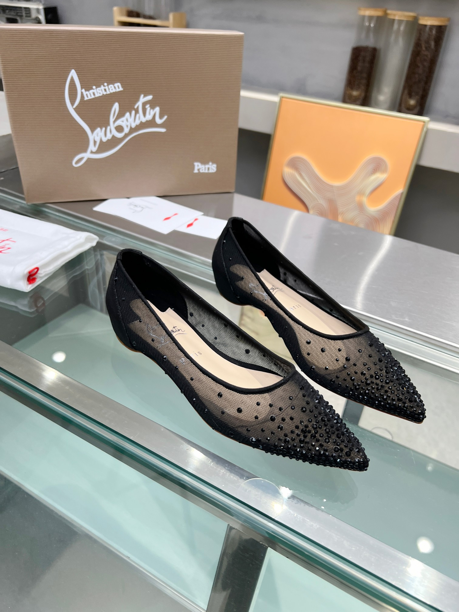 UA Ch**an Louboutin CL red-bottom shoes