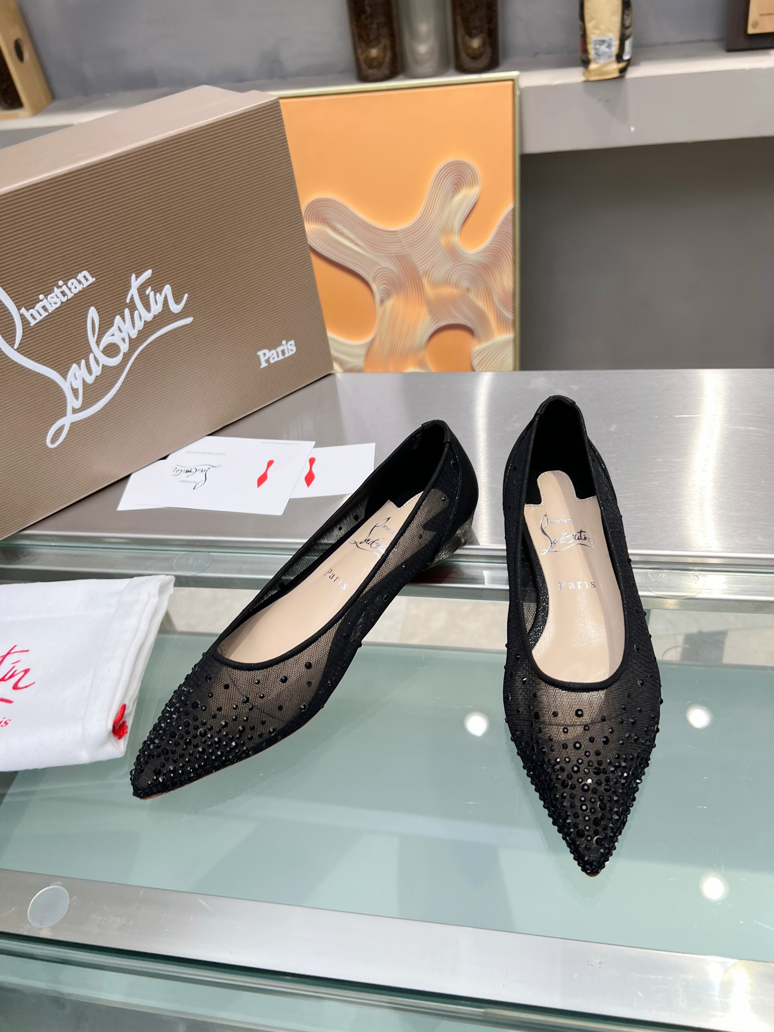 UA Ch**an Louboutin CL red-bottom shoes