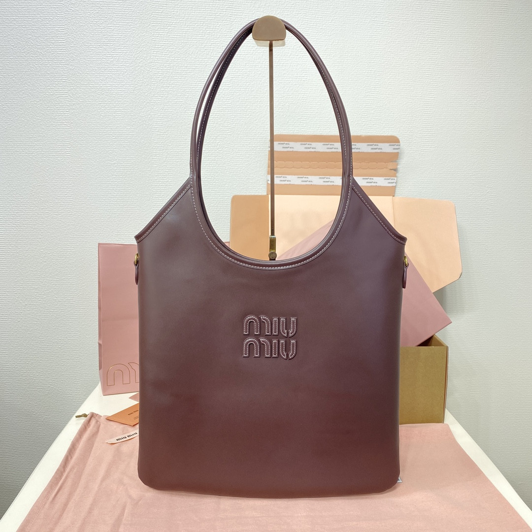 Miu Miu IVY leather bag 40x35cm