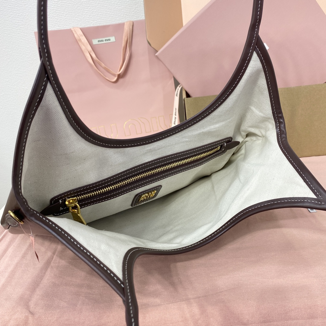 Miu Miu IVY leather bag 40x35cm