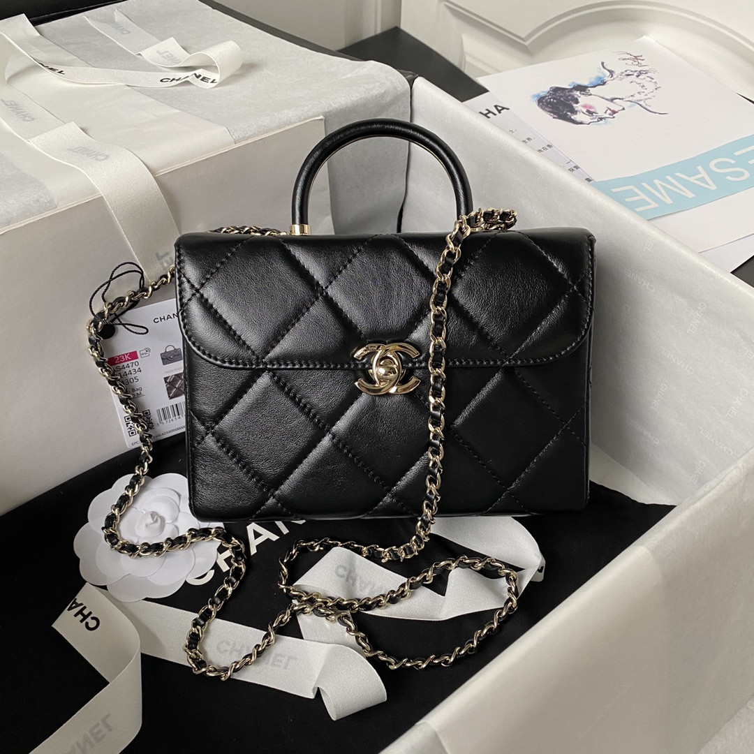 Ch*el 23K WALLET ON CHAIN Handbag 13.5×19×8cm