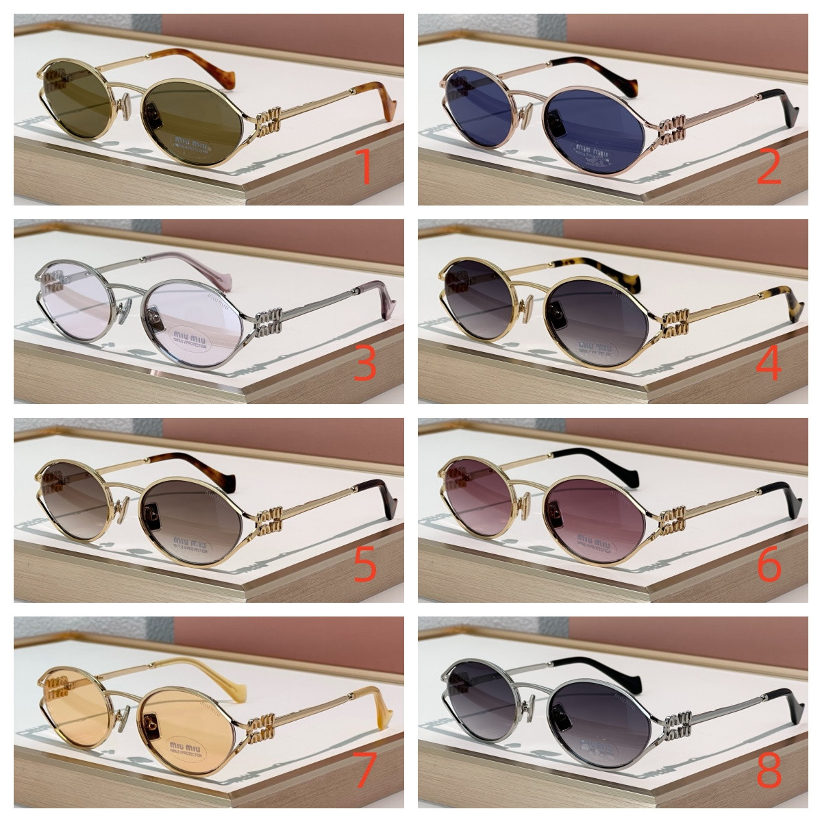Miu Miu Glasses SMU52Y 54-21-125