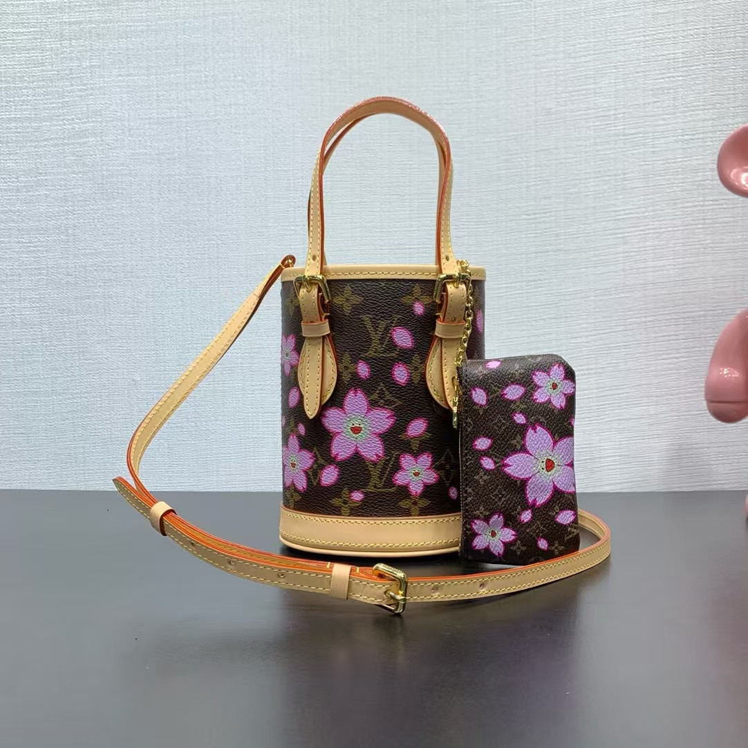 LV × TM Nano Bucket M13417 13x17x9cm