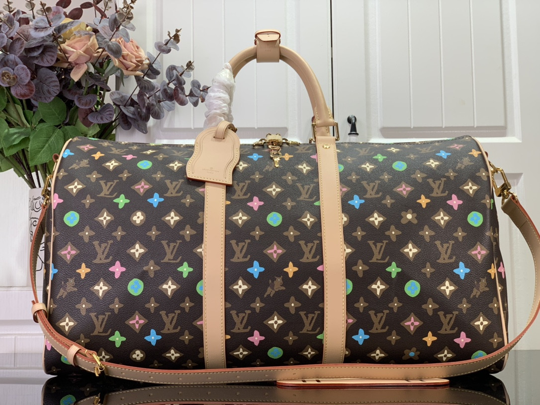 LV Keepall Bandoulière 50 M24901 50x29x23cm